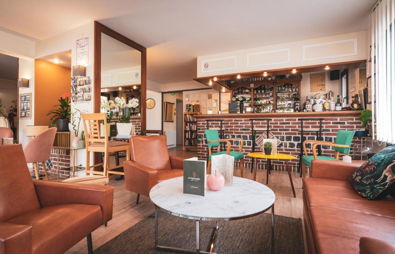 Hotel Bar Saint Christophe Le Tilleul Exterior foto